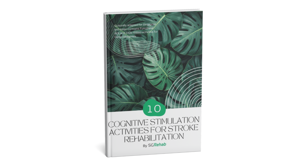 Cover page for the ebook 10 Cognitive Stimulation Activities for Stroke Rehabilitation