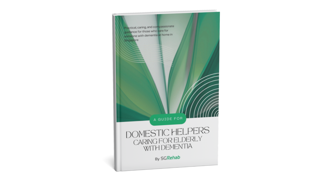 Cover page of the ebook A Guide for Domestic Helpers Caring for Elderly with Dementia