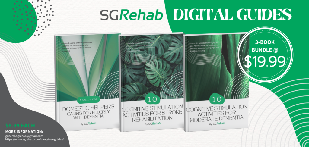 SG Rehab promotion banner for ebooks, with a bundle deal.